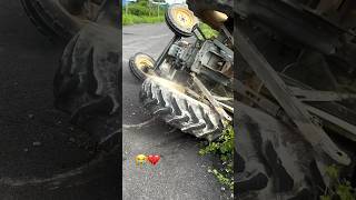 Palat gya yarr aaj bahut bura hua😭💔 subscribe devilgurjar tractor accidenttrector nishu [upl. by Assenab]