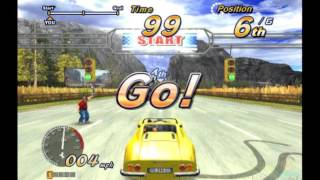 Outrun 2006 Coast 2 Coast PS2 Gameplay Sega Sony Playstation 2 [upl. by Adnilahs]