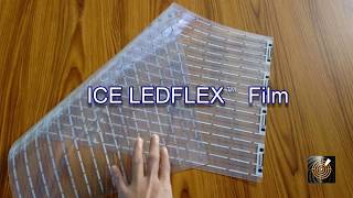 Stunning new flexible LED film for digital displays  ICE LEDFlex Film [upl. by Tabbie]