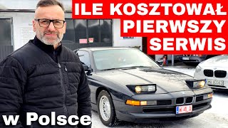 BMW 840i E31  Pierwszy Serwis w Polsce  KOSZTY [upl. by Yednarb365]