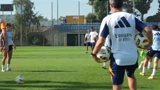 Kylian Mbappé first training at Real Madrid [upl. by Mal]