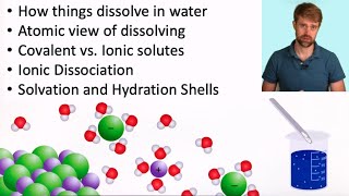 Aqueous Solutions Dissolving and Solvation [upl. by Noseaj246]