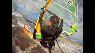 windsurf GoPro harness mount 720p [upl. by Nnylakcaj748]