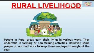 Rural and Urban Livelihood Class 6 [upl. by Bugbee]