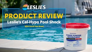 Leslies Calcium Hypochlorite Pool Shock Review wSPL  Leslies [upl. by Natassia]