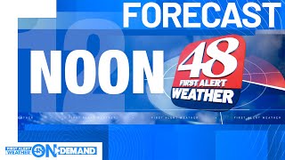 48 First Alert Noon forecast on Friday [upl. by Kolosick]