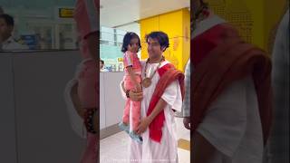 Baba Baageshwar Playing With Little Girl shortsvideo [upl. by Lilahk741]