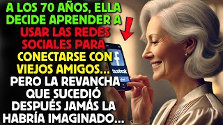 A Los 70 Años Ella Decide Aprender A Usar Las Redes Sociales Para Conectarse Con Viejos Amigos… [upl. by Nairoc]