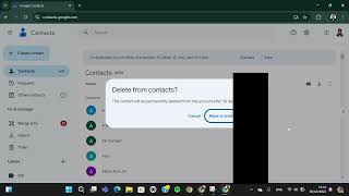 ⚡️ INSTANT How to Delete Contacts in GMail  Full Tutorial [upl. by Zzabahs]