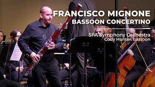 Francisco Mignone Bassoon Concertino [upl. by Bilac]