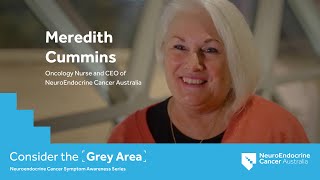 Neuroendocrine Cancer Symptoms Vox Pop with Meredith Cummins [upl. by Ynaffi]