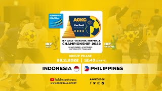 IKF AOKC 2022  Indonesia  Philippines [upl. by Teeter73]