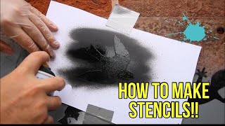 HOW TO MAKE STENCILS  Easy Single Layer [upl. by Garibald20]