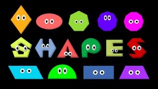 Shapes  Learn 2D Geometric Shapes  The Kids Picture Show Fun amp Educational Learning Video [upl. by Merry404]