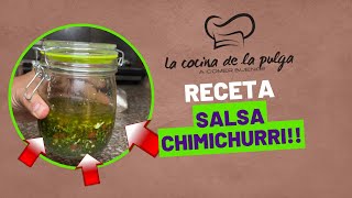 Salsa Chimichurri Receta rápida y deliciosa [upl. by Iggy]