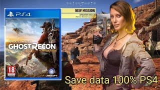 PS4 Tom Clancy Ghost Recon Wildland save data 100 PS4 hen [upl. by Corine]