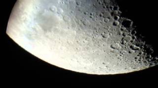 The Moon through a C11 and Baader Hyperion eyepiece [upl. by Teage]