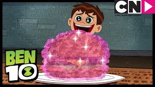 Ben 10 Español  El atrapagritos  Hamburguesa de Azúcar  Cartoon Network [upl. by Suciram]