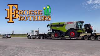 Froese Brothers Grain Harvest 2021 [upl. by Noskcire]