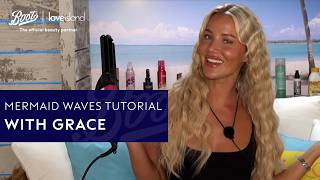 Get perfect MERMAID WAVES with Grace  Hair Tutorial  Love Island x Boots UK  Boots UK [upl. by Neoma]