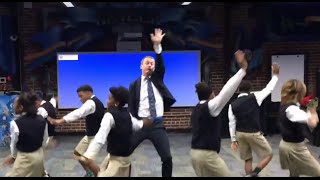 Teacher Dancing With Students Goes Viral [upl. by Eelarol]