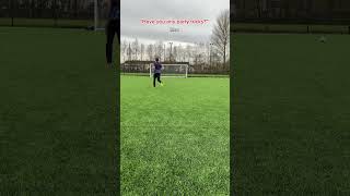 On lock partytrick football crossbar viral [upl. by Ytirev596]