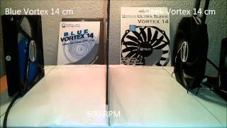 Prolimatech Ultra Sleek Vortex 140mm vs Blue Vortex 140mm Conseil Config [upl. by Kalinda]