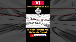 Vodafone Idea new recharge plan 2024  Vodafone Idea recharge plan hiked vodafone [upl. by Keithley396]