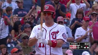 Fans give Ryan Zimmerman a standing ovation 1032021 [upl. by Norvan]