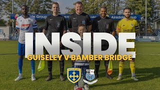 INSIDE  Guiseley v Bamber Bridge  Isuzu FA Trophy [upl. by Nollid]