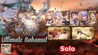 GBF Super Ultimate Bahamut 19 Earth Solo [upl. by Natsyrk]