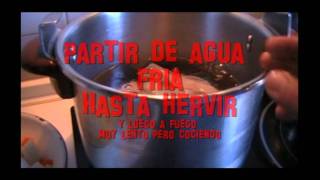 Fumet para el Arroz con bogavante 12 [upl. by Drawoh595]