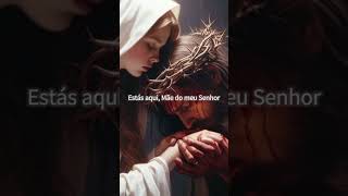 Cheiro de Rosas 🌹🩵 igrejacatólica mariamaedejesus maria jesus avemaria [upl. by Nitsa]