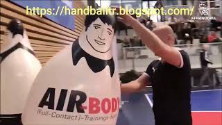 handball training  Michael BIEGLER – Training to attack under pressure part 5 [upl. by Uehttam]