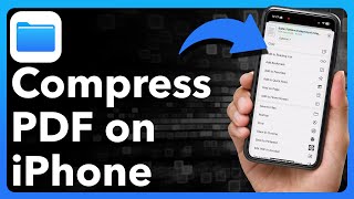 How To Compress PDF On iPhone [upl. by So]