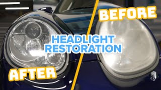 How To Restore Your Headlight Lenses Using A Restoration Kit [upl. by Renick395]