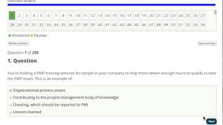 200 Free PMP Practice Questions [upl. by Bopp]