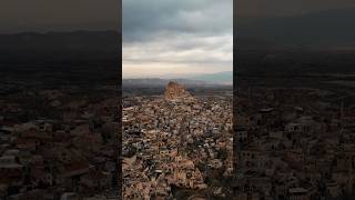 uçhisarkalesi uçhisar nevşehir kapadokya cappadocia djimini3pro castle nature travel [upl. by Christoper401]