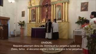 GRADUAL y TRACTUS Misa de Requiem gregoriana [upl. by Lladnik31]