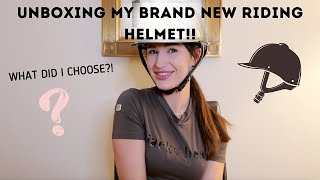 UNBOXING MY BRAND NEW RIDING HELMET [upl. by Notse21]