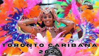 CARIBANA 2023 TORONTO CARIBBEAN CARNIVAL TORONTO REVELLERS amp SALDENAH ON THE ROADSTAGE COSTUME 4K [upl. by Salkcin249]