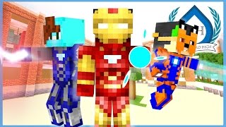 MINECRAFT SUPERHERO HIGHSCHOOL ► Episode 3  IRON MAN Minecraft Roleplay [upl. by Nosyarg278]