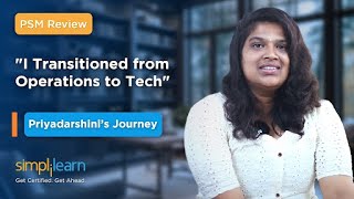 Simplilearn Reviews  How Priya transitioned to a Project Lead GetCertifiedGetAhead [upl. by Aikahc]