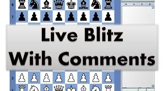 Blitz Chess 3228 with Live Comments Reti Opening vs GM Sauerkraut S Cicak with Black [upl. by Enytsirhc]