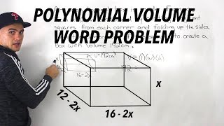 MHF4U Polynomial EquationsInequalities Test 1 Application Question 1  volume [upl. by Mintun]