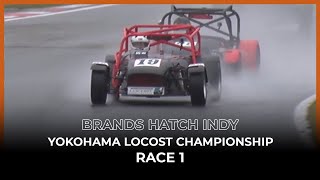 Yokohama Locost Championship  Brands Hatch Indy 2024  Race 1 [upl. by Verge]