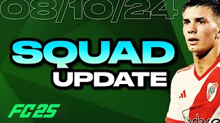 NEW FC 25 CAREER MODE SQUAD UPDATE 081024 [upl. by Hamaso]