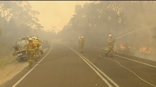 100 missing in Tasmania bush fires [upl. by Greene]