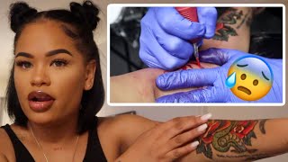 WATCH THIS BEFORE YOU GET A TATTOO  TATTOO VLOG  Arnellarmon [upl. by Birmingham]