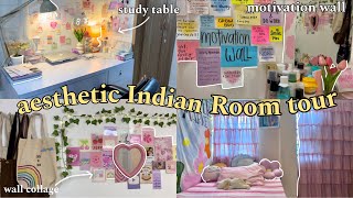 Indian Asthetic Room Tour ♡✨pinterest inspired [upl. by Isabea]